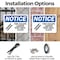 Signmission Fire Escape Ladder Keep Area Clear OSHA Notice Sign, Plastic, 14in W x 10in L, 2PK OS-2PACK-NS-P-1014-L-12582 - alternate 3